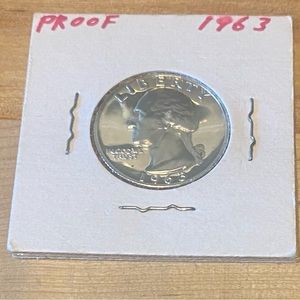 1963 Washington Proof Quarter